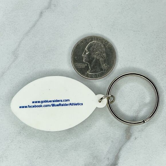 Middle Tennessee State Blue Raiders Football Keychain Keyring - Picture 6 of 7